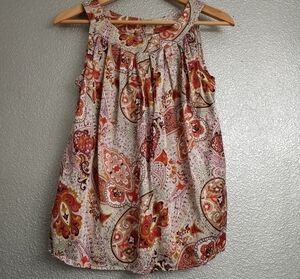 Dialogue Silk Blend Sleeveless  Blouse   Size XS